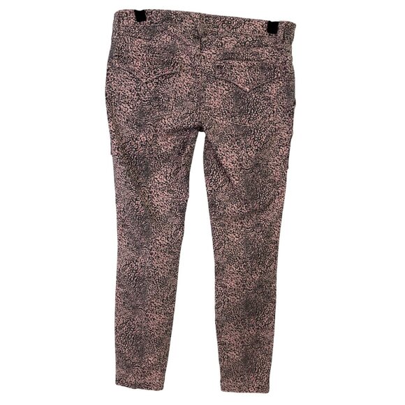 Joie Women's Moto Cargo Skinny Animal Print Blush Pink Pants Size 30 - Picture 5 of 12